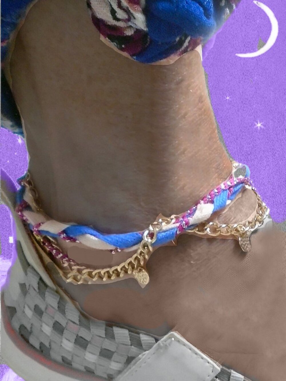 Special Ankle Bracelet, Wear Different ways, OOAK